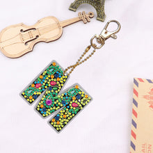Load image into Gallery viewer, DIY Pocket Mirror Handmade Gem Keychains Letters Lady Bag Pendant (M)
