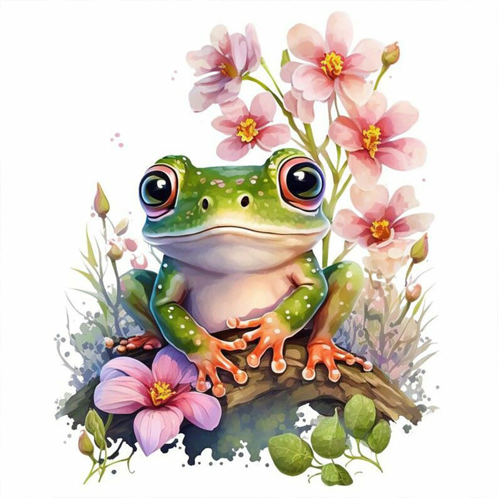 Diamond Painting - Full Round -frog (30*30CM)