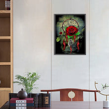 Load image into Gallery viewer, Diamond Painting - Full Round - Night Rose Dreamcatcher (30*40CM)
