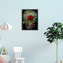 Load image into Gallery viewer, Diamond Painting - Full Round - Night Rose Dreamcatcher (30*40CM)

