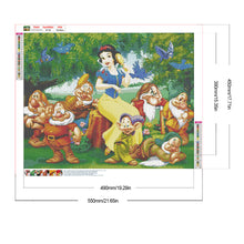 Load image into Gallery viewer, Diamond Painting - Full Round - snow white and the seven dwarfs (55*45CM)
