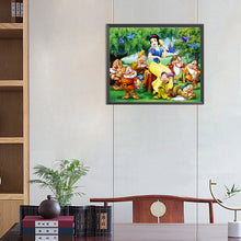 Load image into Gallery viewer, Diamond Painting - Full Round - snow white and the seven dwarfs (55*45CM)

