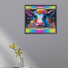 Load image into Gallery viewer, AB Diamond Painting - Full Round -flower cow (45*40CM)
