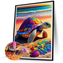 Load image into Gallery viewer, AB Diamond Painting - Full Round -beach turtle (40*50CM)
