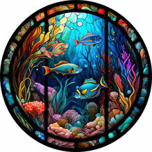 Load image into Gallery viewer, Diamond Painting - Full Round -Ocean colorful fish (30*30CM)
