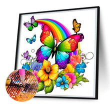 Load image into Gallery viewer, Diamond Painting - Full Round - rainbow butterfly (30*30CM)

