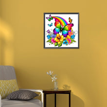 Load image into Gallery viewer, Diamond Painting - Full Round - rainbow butterfly (30*30CM)
