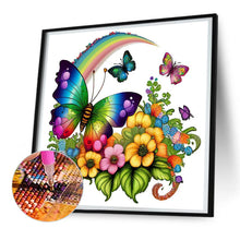 Load image into Gallery viewer, Diamond Painting - Full Round - rainbow butterfly (30*30CM)
