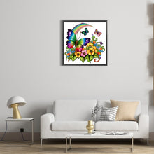 Load image into Gallery viewer, Diamond Painting - Full Round - rainbow butterfly (30*30CM)
