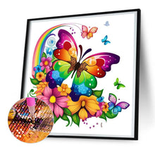 Load image into Gallery viewer, Diamond Painting - Full Round - rainbow butterfly (30*30CM)
