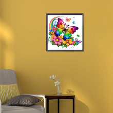 Load image into Gallery viewer, Diamond Painting - Full Round - rainbow butterfly (30*30CM)
