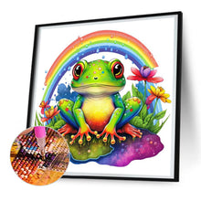 Load image into Gallery viewer, Diamond Painting - Full Round - rainbow frog (30*30CM)
