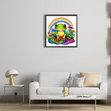Load image into Gallery viewer, Diamond Painting - Full Round - rainbow frog (30*30CM)
