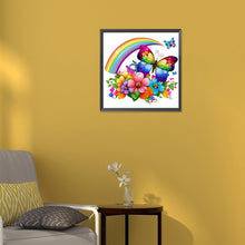 Load image into Gallery viewer, Diamond Painting - Full Round - rainbow butterfly (30*30CM)
