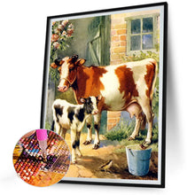 Load image into Gallery viewer, Diamond Painting - Full Round - the cow (30*40CM)
