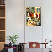 Load image into Gallery viewer, Diamond Painting - Full Round - the cow (30*40CM)
