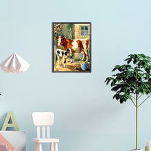 Load image into Gallery viewer, Diamond Painting - Full Round - the cow (30*40CM)
