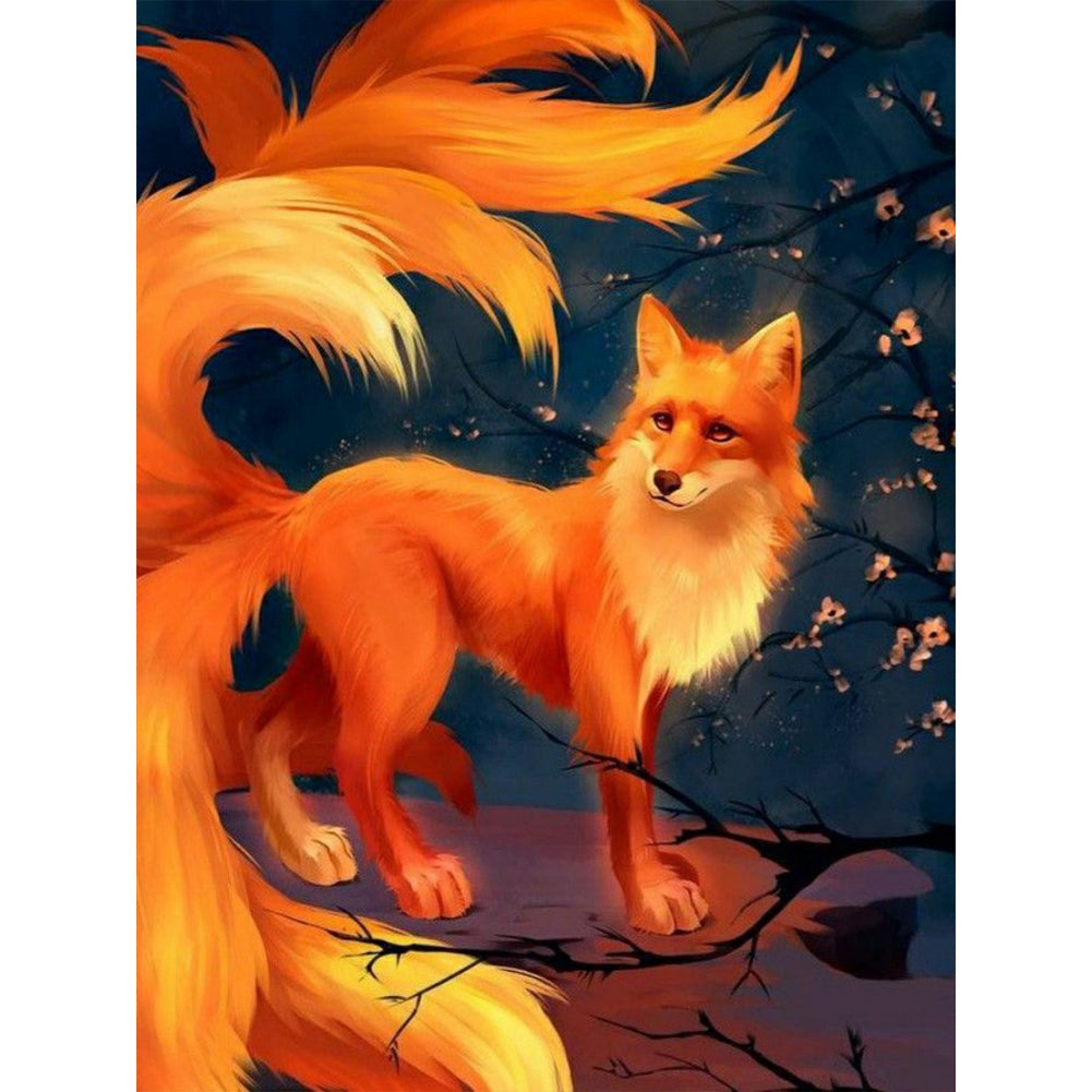 Diamond Painting - Full Round - nine-tailed fox (30*40CM)