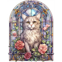 Load image into Gallery viewer, Diamond Painting - Full Round - noble cat (30*40CM)
