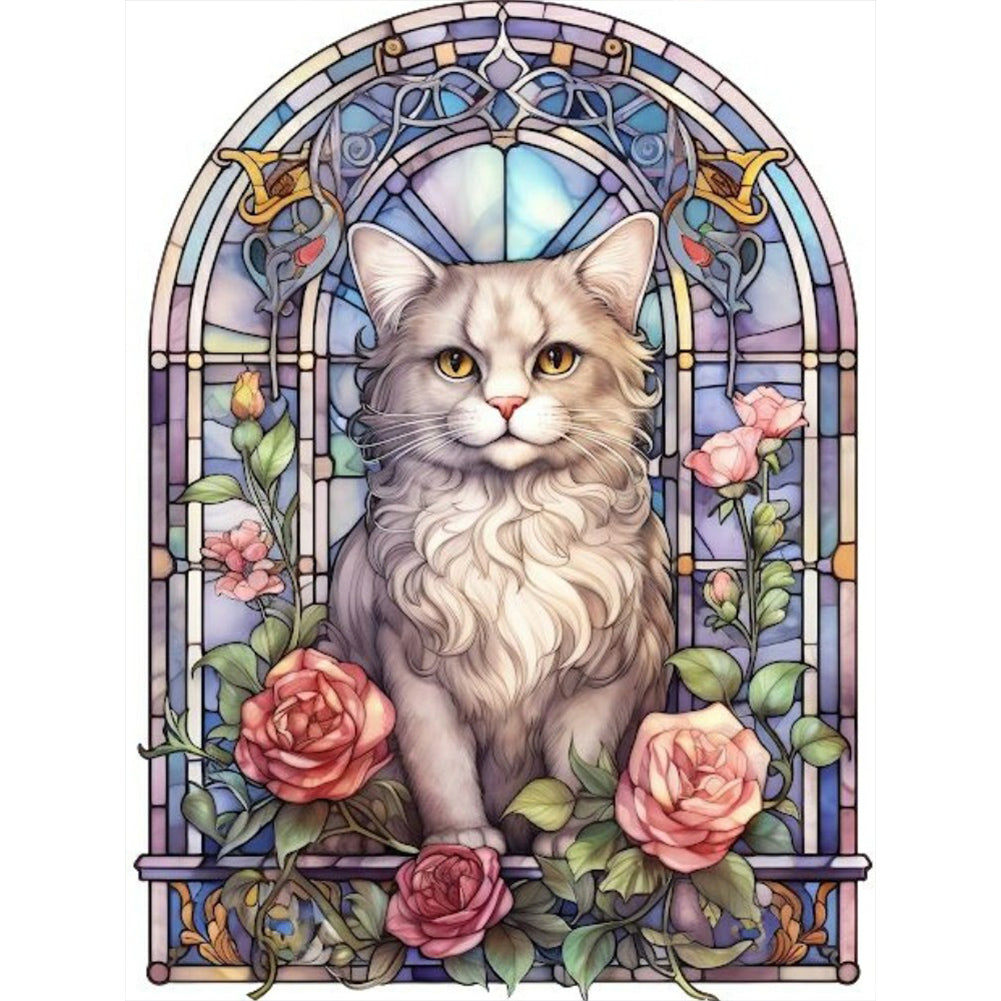 Diamond Painting - Full Round - noble cat (30*40CM)
