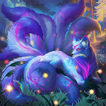 Load image into Gallery viewer, Diamond Painting - Full Round - nine-tailed fox (30*30CM)
