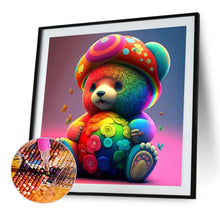 Load image into Gallery viewer, AB Diamond Painting - Full Round - colorful bear (40*40CM)
