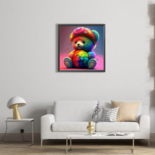 Load image into Gallery viewer, AB Diamond Painting - Full Round - colorful bear (40*40CM)
