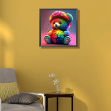 Load image into Gallery viewer, AB Diamond Painting - Full Round - colorful bear (40*40CM)
