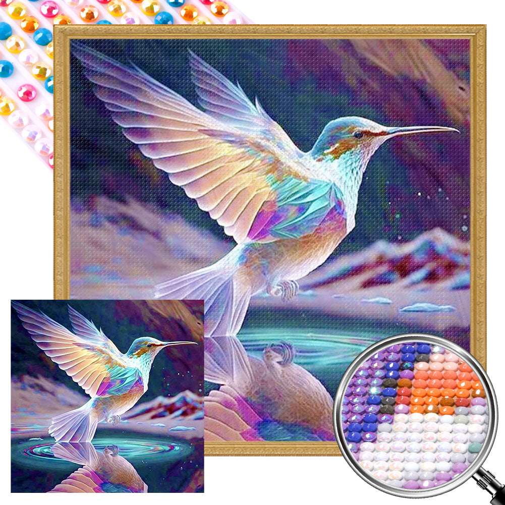 AB Diamond Painting - Full Round - Glazed Kingfisher (40*40CM)
