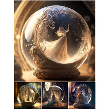 Load image into Gallery viewer, 4pcs Diamond Painting Set - crystal ball princess (40*40CM)
