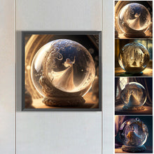 Load image into Gallery viewer, 4pcs Diamond Painting Set - crystal ball princess (40*40CM)
