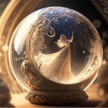 Load image into Gallery viewer, 4pcs Diamond Painting Set - crystal ball princess (40*40CM)
