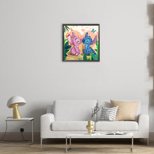 Load image into Gallery viewer, Diamond Painting - Full Round - Stitch and girlfriend (30*30CM)

