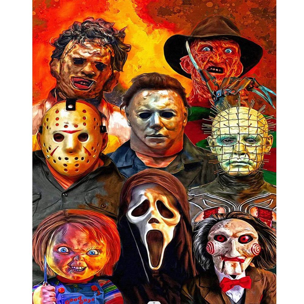 Diamond Painting - Full Round - horror collection (40*50CM)