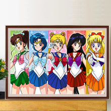Load image into Gallery viewer, Diamond Painting - Full Round - Sailor Moon (45*30CM)
