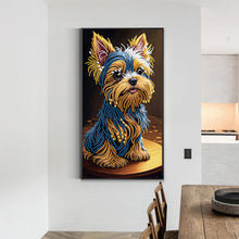 Load image into Gallery viewer, Diamond Painting - Partial Special Shaped -yorkshire terrier (30*50CM)
