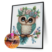 Load image into Gallery viewer, Diamond Painting - Partial Special Shaped -owl (30*40CM)
