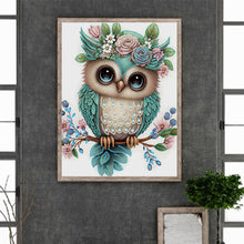 Load image into Gallery viewer, Diamond Painting - Partial Special Shaped -owl (30*40CM)
