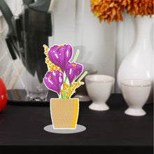 Load image into Gallery viewer, DIY Point Drilling Ornament Handmade Acrylic Mosaic Diamond Art Flower Kids Gift
