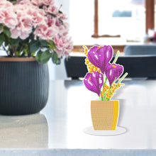 Load image into Gallery viewer, DIY Point Drilling Ornament Handmade Acrylic Mosaic Diamond Art Flower Kids Gift
