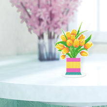 Load image into Gallery viewer, DIY Point Drilling Ornament Handmade Acrylic Mosaic Diamond Art Flower Kids Gift
