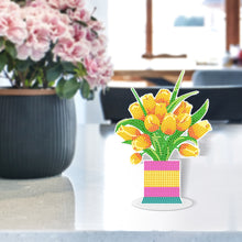 Load image into Gallery viewer, DIY Point Drilling Ornament Handmade Acrylic Mosaic Diamond Art Flower Kids Gift
