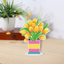Load image into Gallery viewer, DIY Point Drilling Ornament Handmade Acrylic Mosaic Diamond Art Flower Kids Gift
