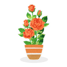 Load image into Gallery viewer, DIY Point Drilling Ornament Handmade Acrylic Mosaic Diamond Art Flower Kids Gift
