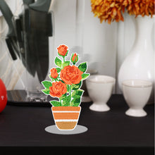 Load image into Gallery viewer, DIY Point Drilling Ornament Handmade Acrylic Mosaic Diamond Art Flower Kids Gift
