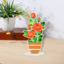 Load image into Gallery viewer, DIY Point Drilling Ornament Handmade Acrylic Mosaic Diamond Art Flower Kids Gift
