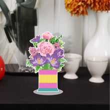Load image into Gallery viewer, DIY Point Drilling Ornament Handmade Acrylic Mosaic Diamond Art Flower Kids Gift
