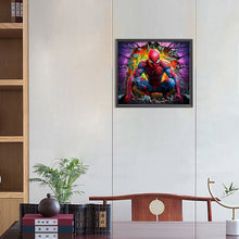 Load image into Gallery viewer, Diamond Painting - Full Round -Spider-Man Breaking Through the Wall (40*35CM)
