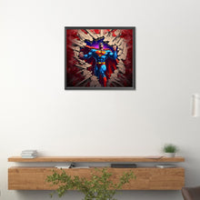 Load image into Gallery viewer, Diamond Painting - Full Round -superman through the wall (40*35CM)
