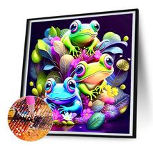 Load image into Gallery viewer, Diamond Painting - Full Round - three little frogs (30*30CM)
